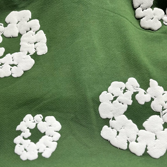 Denim Tears The Cotton Wreath Hoodie ‘Green’ - Picture 7 of 8